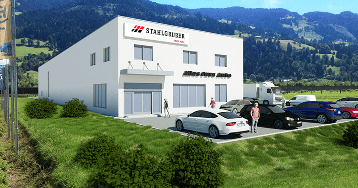 Neues Stahlgruber-Verkaufshaus