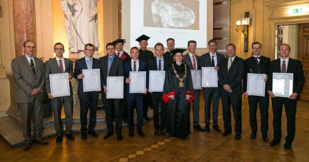Preisgekrönte Studenten in Graz