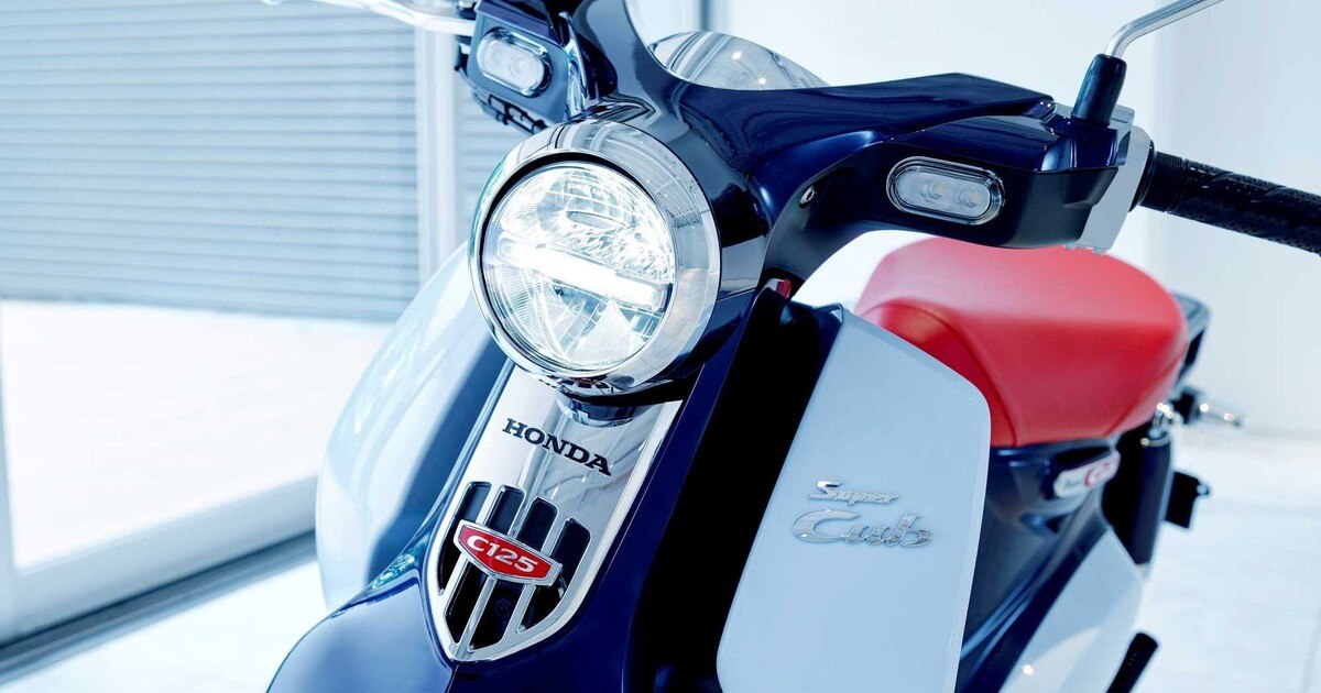 Winterauftritt der Honda Super Cub