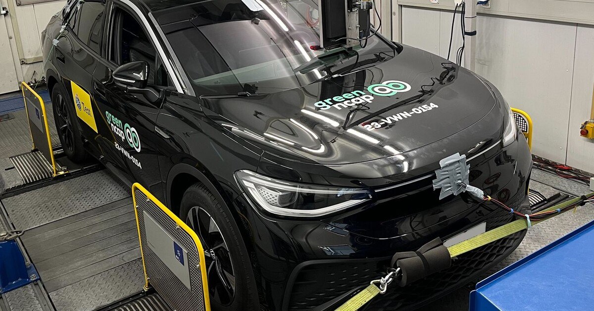 Fünf Autos im Green NCAP Test