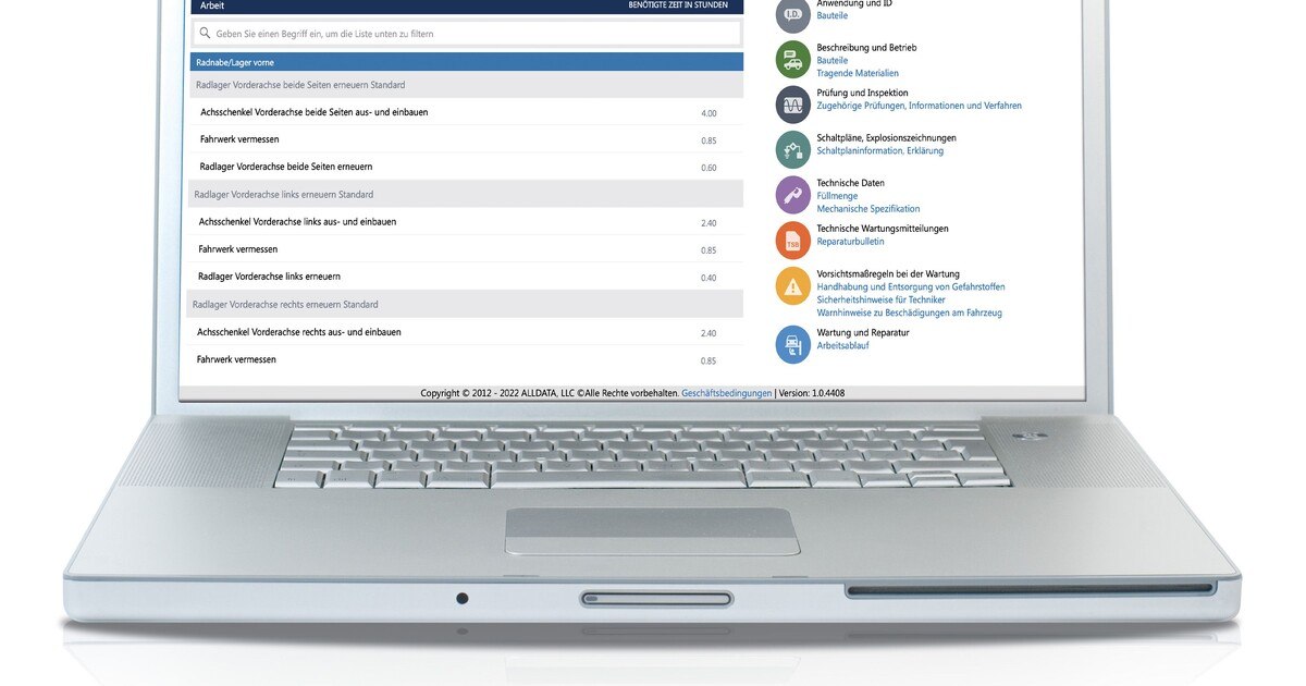 Neues Feature bei Alldata