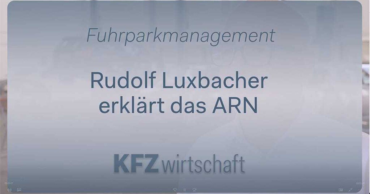 Automotive Repair Network - Rudolf Luxbacher erklärt