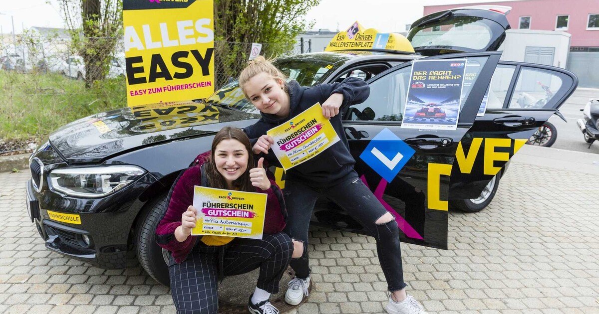 Kfz-Lehrlinge auf Ostereiersuche