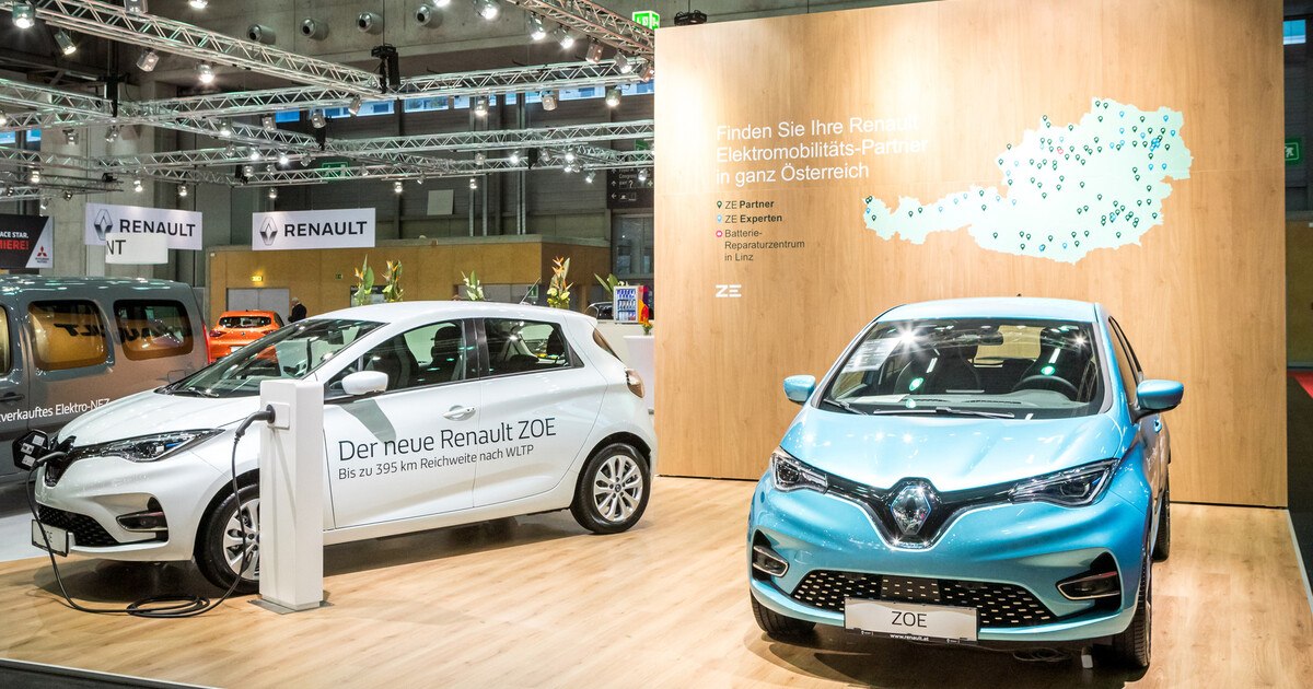 Renault: Zoe ist meistverkauftes E-Auto in Österreich