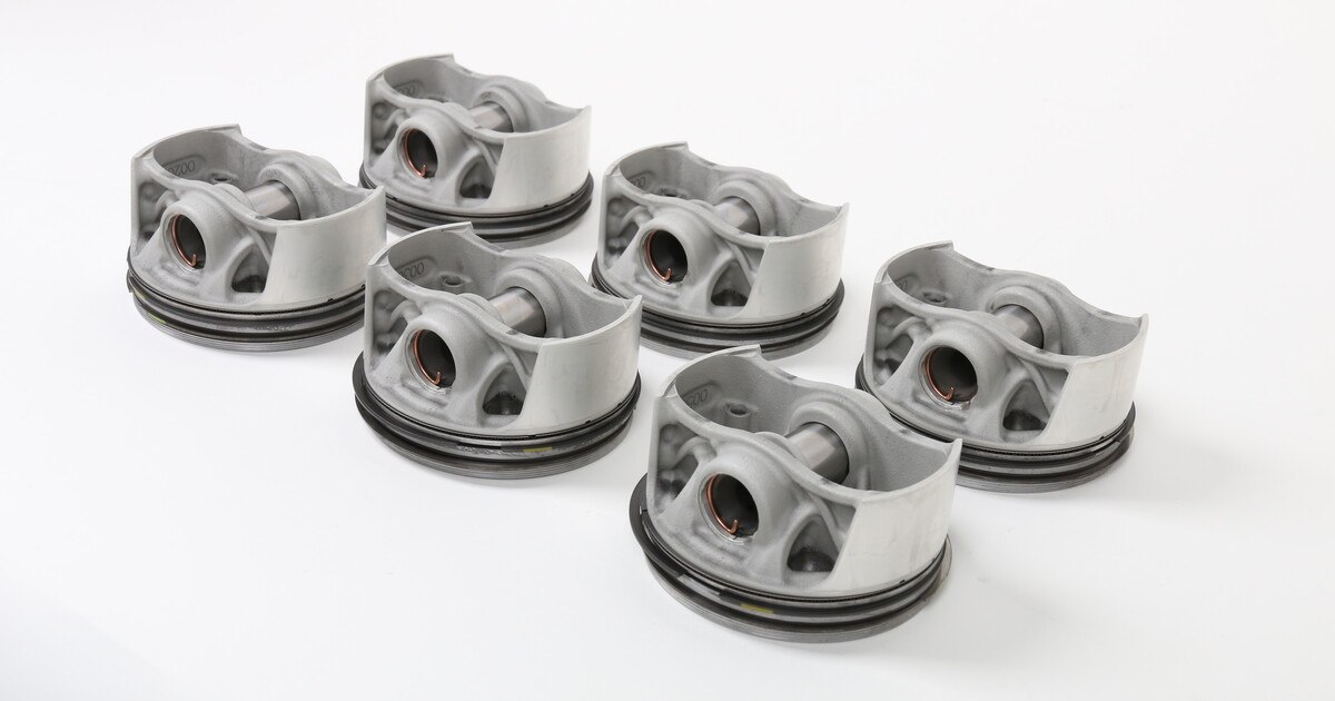 700 PS Kolben aus dem 3D-Drucker