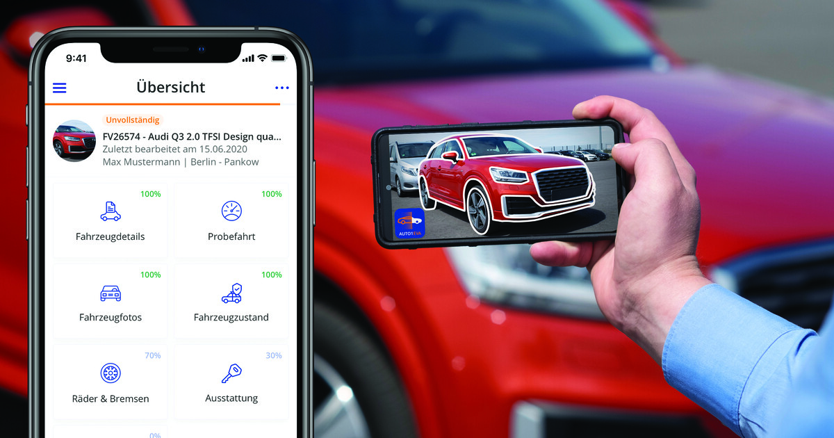 Auto1.com mit neuer App