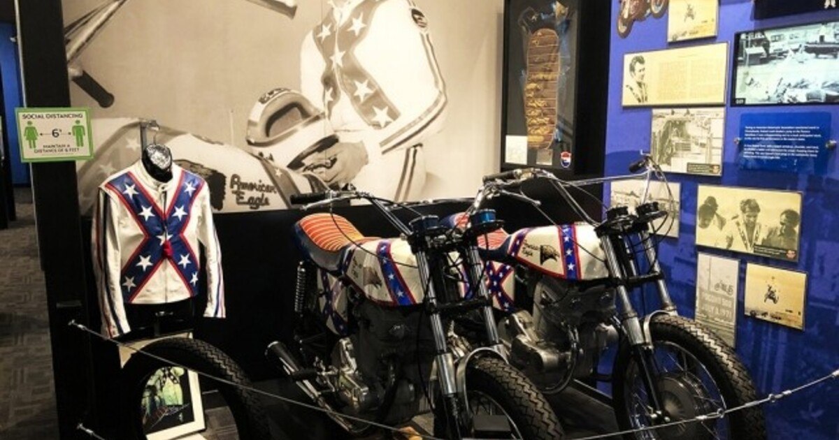 Neue Patscherl für Evel Knievels Bike