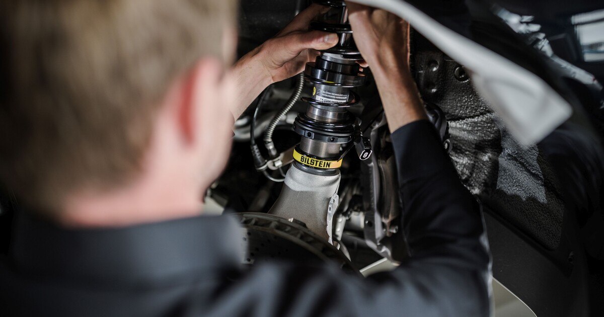 Stoßdämpfer mit eingebautem Kopierschutz