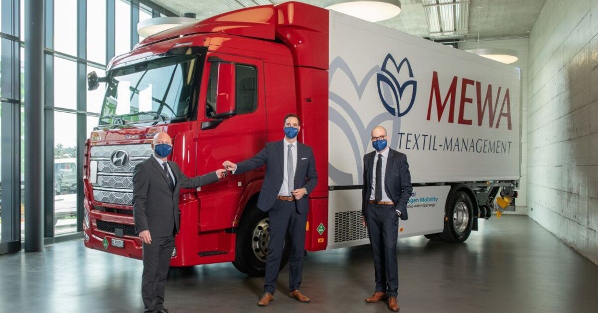 Mewa setzt auf Wasserstoff-Lkw