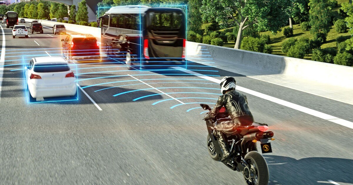 Schutzschild für Biker