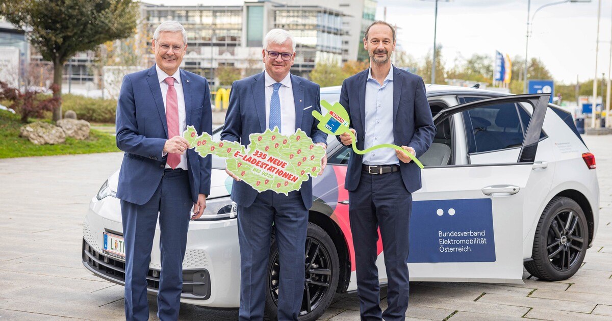 Strom tanken beim Einkaufen