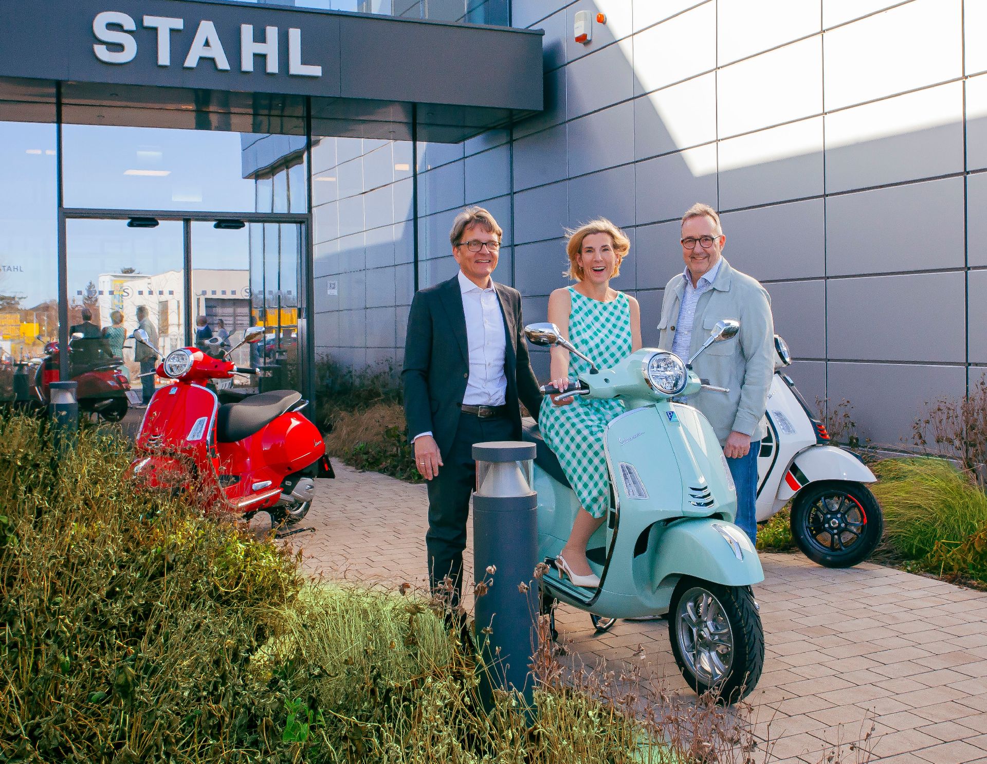 Auto Stahl und Faber pflegen den Vespa-Kult