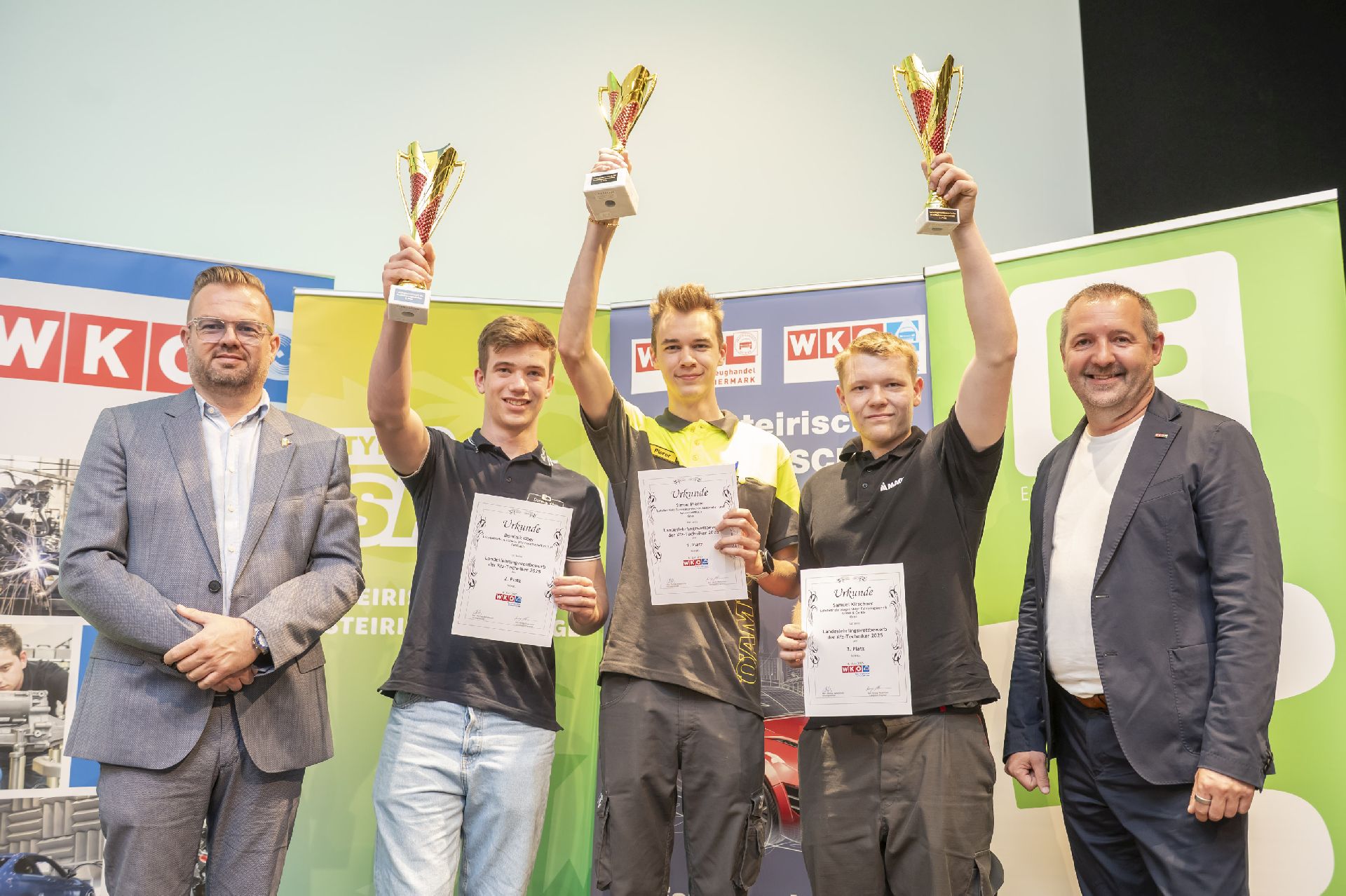 Die besten steirischen Kfz-Lehrlinge