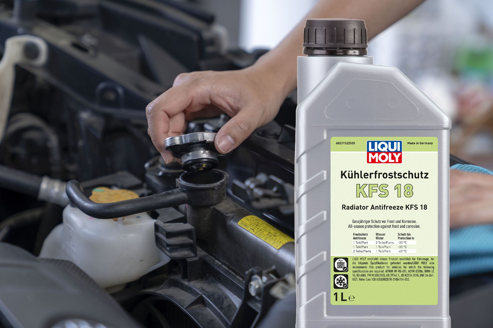 Kühlerfrostschutz für sensible Motoren